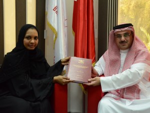 Student Presents Thesis about Bahrain Polytechnic