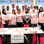 Bahrain Polytechnic participates in Think Pink Bahrain's Longest Ribbon Challenge (002)