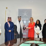 Bahrain Polytechnic receives the Community Engagement Award from Think Pink Bahrain